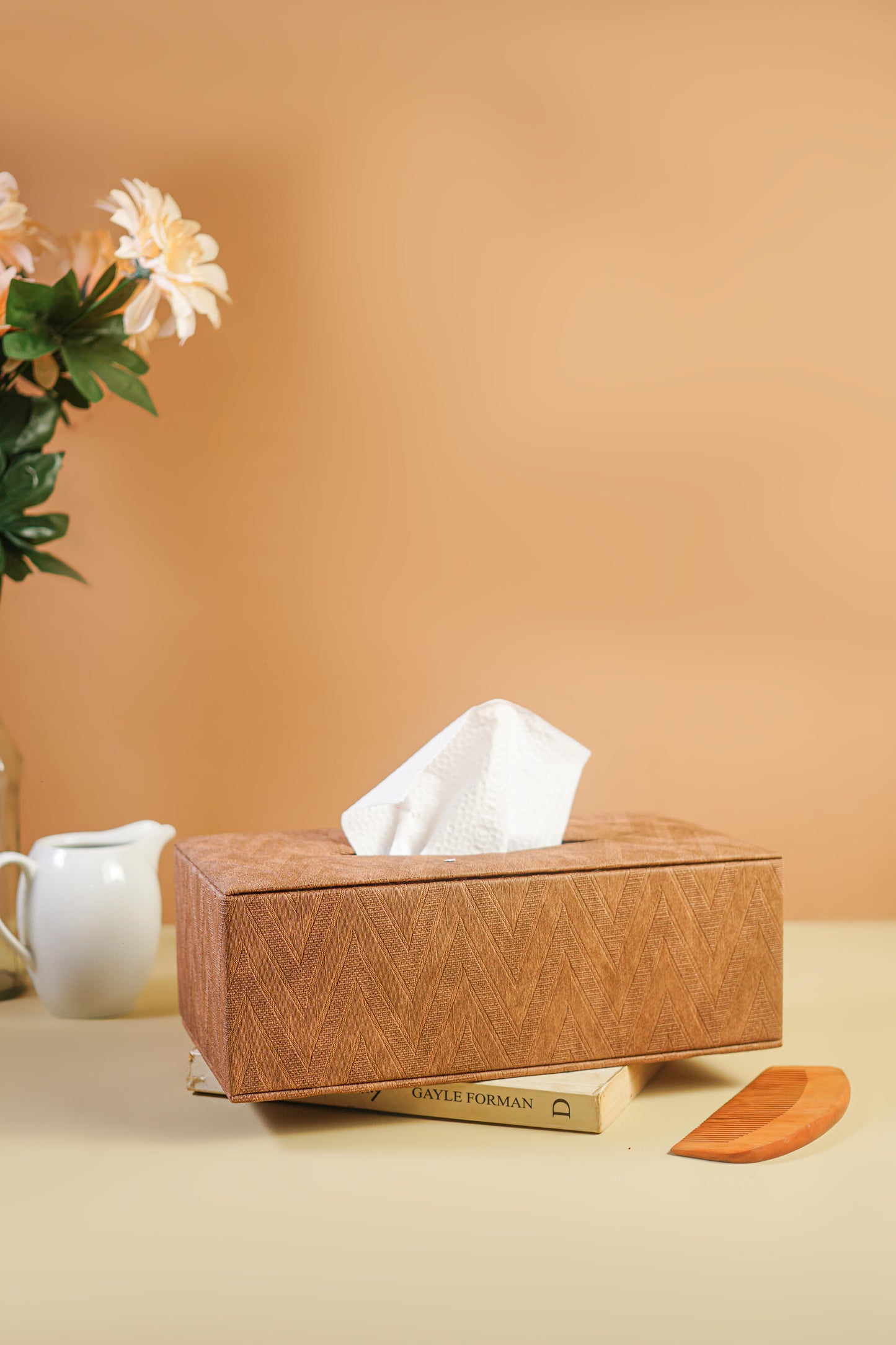 Light Tan Tissue Box