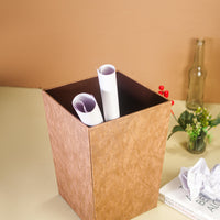 Light Tan Top Cover Dustbin