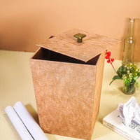 Light Tan Top Cover Dustbin