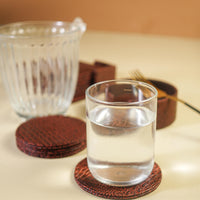 Brown Tea Coaster Round