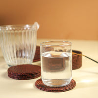 Brown Tea Coaster Round