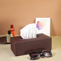 Milled Brown Tissue Box