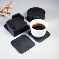 Black Tea Coaster Edges