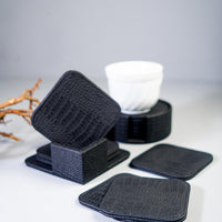 Black Tea Coaster Edges