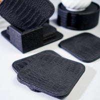 Black Tea Coaster Edges