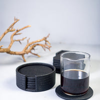 Black Tea Coaster Round