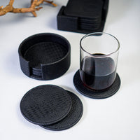 Black Tea Coaster Round