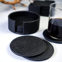 Black Tea Coaster Round