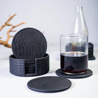 Black Tea Coaster Round