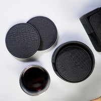 Black Tea Coaster Round