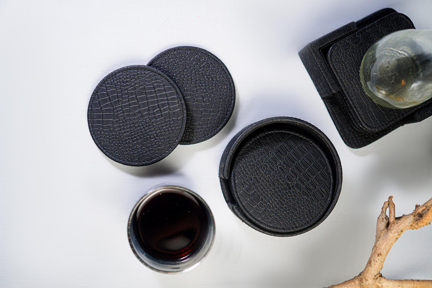 Black Tea Coaster Round