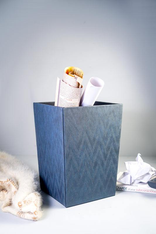 Bluish Grey Top Cover Dustbin