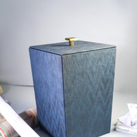 Bluish Grey Top Cover Dustbin