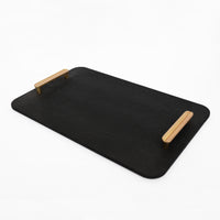 Black Rectangle Serving Tray