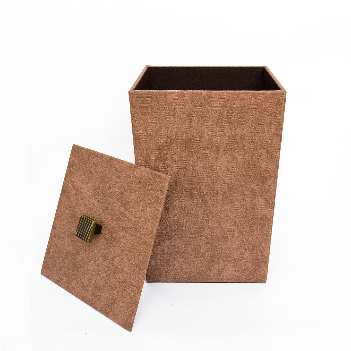 Light Tan Top Cover Dustbin