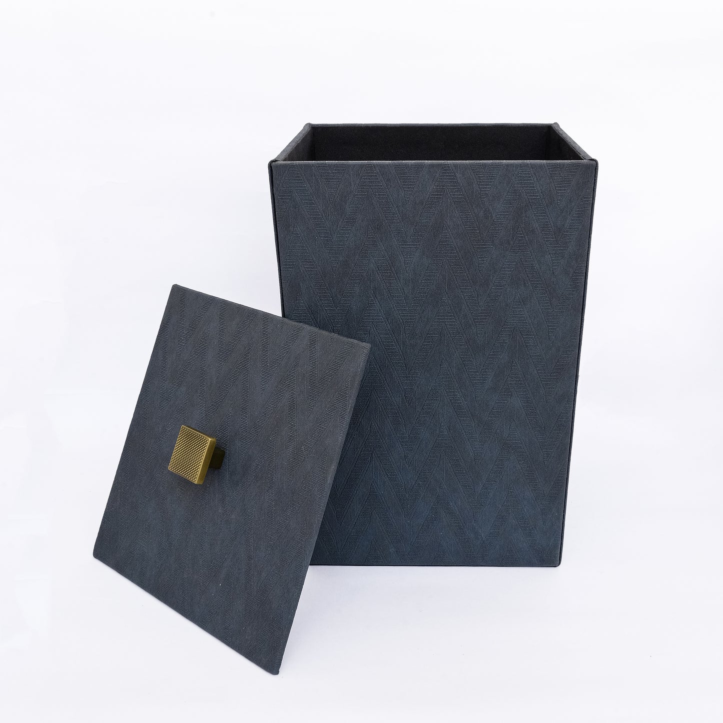 Bluish Grey Top Cover Dustbin