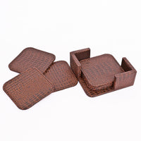 Dark Tan Tea Coaster Edges